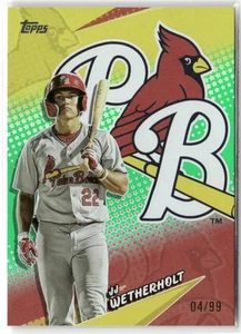 2025 Topps Pro Debut Baseball JJ Wetherholt #STAR-12 Stars Green Foil /99 - Picture 1 of 2