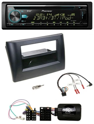 Pioneer DAB Lenkrad CD USB Bluetooth Autoradio für Fiat Stilo 01-07 schwarz Abla - Bild 1 von 4