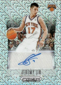 2023-24 Panini Prizm Deca Signatures Jeremy Lin Mojo /25 Auto Linsanity Knicks - Picture 1 of 2
