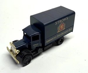 Vintage LLEDO DAYS GONE 1934 MACK CANVAS BACK TRUCK STROH'S BEER DIECAST - Picture 1 of 9