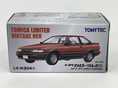 Tomica Limited Vintage Neo 1/64 LV-N304a Toyota Corolla Levin 2 porte GT-APEX 85 - Immagine 1 di 4