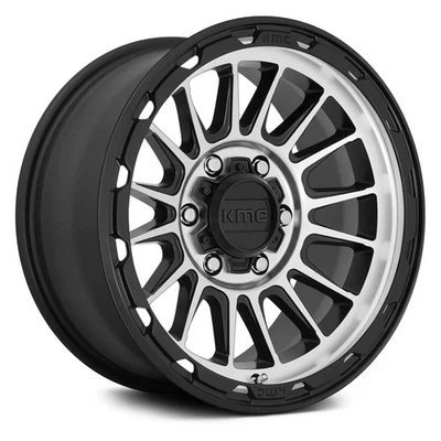 KMC KM542 IMPACT Wheel 16x7 (30, 5x114.3, 72.56) Black Single Rim Foto 1 de 3