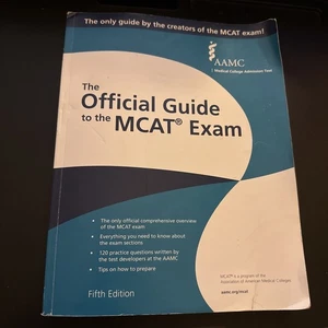 MCAT The Official Guide to the MCAT® Exam, Fifth Edition Paperback Textbook - Picture 1 of 4
