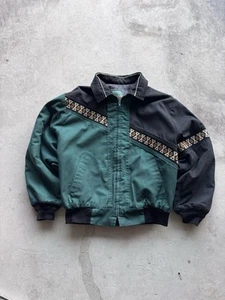 Vintage Western Aztec Jacket Bomber Jacket Canyon Guide Outfitters Size L - Picture 1 of 7