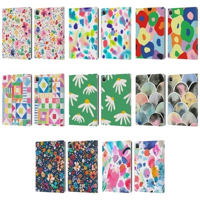 OFFICIAL NINOLA COLOURFUL PRINTS LEATHER BOOK WALLET CASE COVER FOR APPLE iPAD - Image 1 of 4