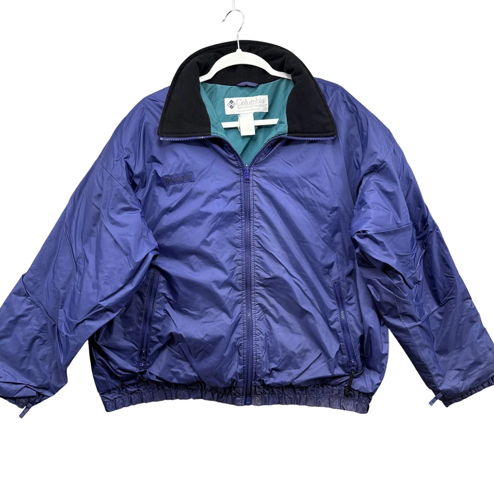 Винтажная мужская куртка Columbia большая на молнии утепленная парка состаренная 90-е - Изображение 1 из 4