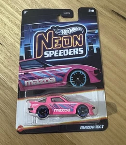 Hot Wheels Neon Speeders 2025. Mazda RX-7. 2/8. Pink. - Picture 1 of 2