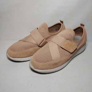 Hotter Cosmos Size 4.5 Womens Blush Pink Trainers Knitted Mesh Suede 37.5 - Picture 1 of 16