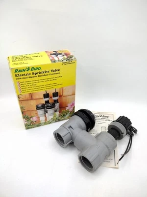 Rain Bird 1" Electric Sprinkler Valve w/Anti-Siphon APAS-100-P - Image 1 of 2