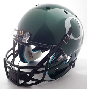 White Oregon Ducks NCAA Helmets for 