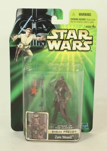 Star Wars EP2 Attack Of The Clones Sneak Preview Zam Wesell - Picture 1 of 2