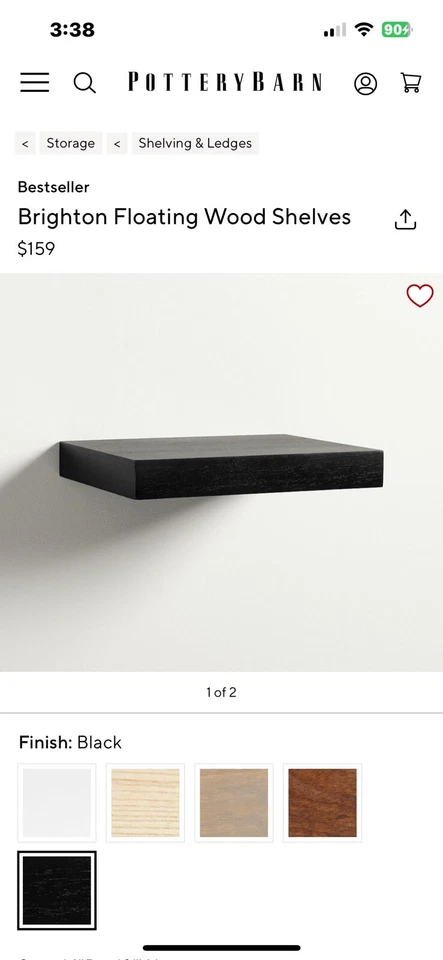 estante flotante granero cerámica Foto 1 de 1