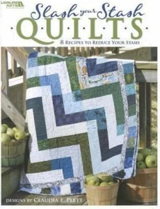 Quilting Pattern Book SLASH Your STASH QUILTS ~ 8 Scrap Quilt Designs  - Picture 1 of 7