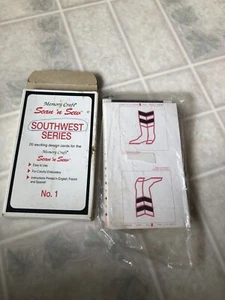 Memory Craft Scan 'n Sew Southwest No 1 Series Design Cards - Picture 1 of 3