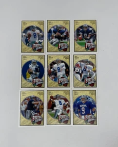 2005 Troy Aikman Football Heroes Set of 9 Cards Missing Cover Card - Picture 1 of 1