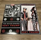 Lot of 2 The White Stripes Icky Thump Promotional Display Posters Double Sided
