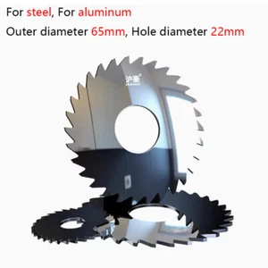 36-90T Teeth Carbide Circular Slitting Saw Cutter Cutting Tool 65mm OD 22mm Hole - Picture 1 of 8