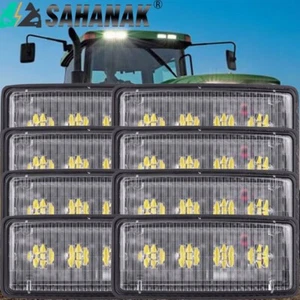 8X Work Headlight Bulb For John Deere Tractors OEM:R161288 RE306510 RE37450 - Picture 1 of 9