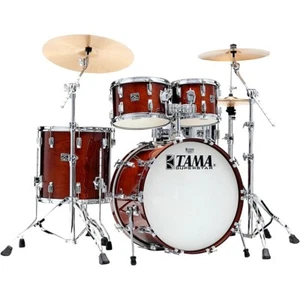 TAMA 50th Limited Superstar Reissue 4-Piece Shell Pack w/22" Bass Super Mahogany - Picture 1 of 7