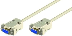 Cable de conexión SUB-D SUB D cable de conexión 9 polos 2,0 m RS-232 hembra/hembra - Imagen 1 de 1