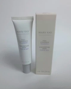 Mary Kay FULL Coverage Foundation Gray Cap Beige 300 367100 NOS FREE SHIPPING - Picture 1 of 7