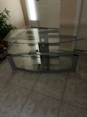 3层Bell'o玻璃电视娱乐架 — 第 1/4 张图片