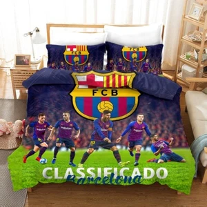 3D Champions League Quilt Cover Set Duvet Cover Bedding Pillowcases - Picture 1 of 4