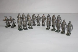 19 soldats de plomb anciens, sans marque, hauteur 6 cm - Imagen 1 de 12