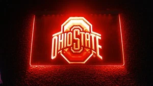 LED Sign - OHIO STATE LED NEON LIGHT UP SIGN 8x12 - Picture 1 of 2