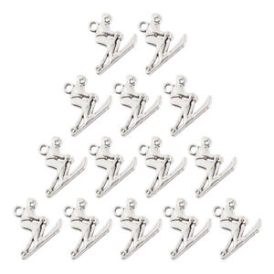 20 Pcs Necklace Charms Stainless Steel Earrings Accessories Jewelry