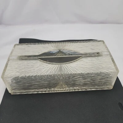 Soporte de cubierta de caja de pañuelos de acrílico Starburst de colección Celebrity Inc Foto 1 de 4