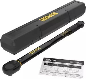 Torque Wrench 1/2-Inch Drive Click 10~150 Ft-Lb/13.6~203.5 Nm (LX-183) - Picture 1 of 13