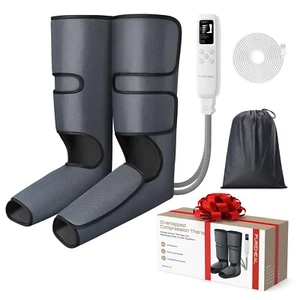 Compression Foot and Leg Massager for Circulation Air Compression Massager NEW - Picture 1 of 16