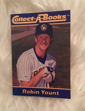 1990 Collect-A-Books Robin Yount Milwaukee Brewers Baseball Card
