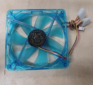 Yate Loon 140X140X25mm UV Blau mit Quad UV Led D14SL-12UB - Bild 1 von 2