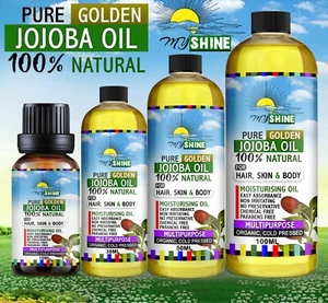 Olio di Jojoba Biologico per Capelli Corpo Pelle Olio Viso Puro Naturale Pressato a Freddo in UK - Foto 1 di 5