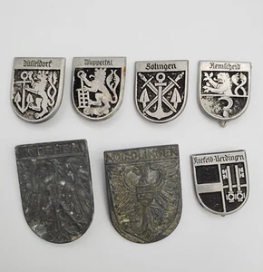 Original WW2 WWII German pin set WHW badge Tinnie Winterhilfswerk shield Eagle - Picture 1 of 24