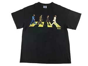 CAMISETA DE COLECCIÓN RARA THE BEATLES CLUB 13 ABBEY ROAD ORIGINAL 1996 POP ROCK L - Imagen 1 de 7