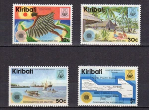 Kiribati 1983 journée du Commonwealth série de 4 timbres MH /TE1384 - Imagen 1 de 1