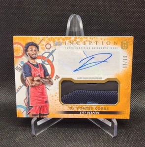 2022-23 De'vontes Cobbs Topps Inception OTE RC Auto Shoe Relic Orange /10 - Picture 1 of 2