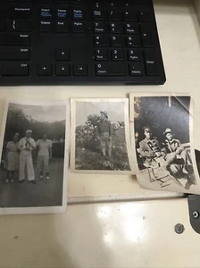 WW1 pictures Of US soldier Doughboys and 1 WW2 sailor with 2 girls - Picture 1 of 2