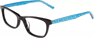 Brand New Authentic Converse Eyeglasses Q400 Black/Blue 52mm Frame - Picture 1 of 1
