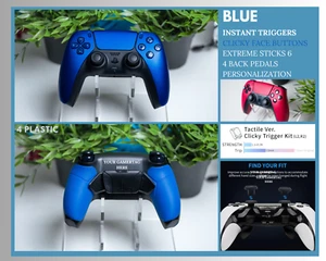PS5 Controller Originals With 4 Back Buttons "Extreme Rate RISE 4" Full Customiz - Picture 1 of 6