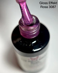 7,5ml Top Gloss Effekt Rosa  (3087) nicht deckend.  Finishgel für Nägel - Bild 1 von 5