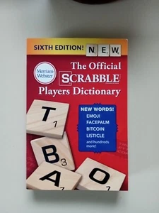 The Official SCRABBLE Players Dictionary by Merriam-Webster (2018, Trade... - Picture 1 of 24