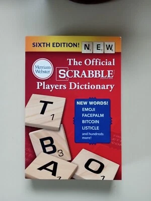 The Official SCRABBLE Players Dictionary by Merriam-Webster (2018, Trade... - Image 1 of 4
