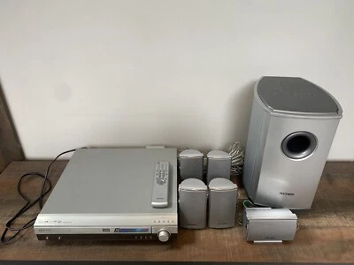 Altavoces cambiadores de CD DVD de 5 discos de cine en casa SAMSUNG HT-DB600 Sub 500 W Dolby Pro2 Foto 1 de 4