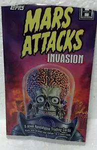 2013 Topps Mars Attacks Invasion Kartenverpackung (leer & geöffnet) - Bild 1 von 2