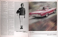 1964 BUICK WILDCAT CONVERTIBLE Genuine Vintage Ad ~ FREE SHIPPING!