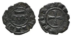 Italia Brindisi, Corrado II. 1254-1258, Denaro Sicilia Denar (F464) - Imagen 1 de 1